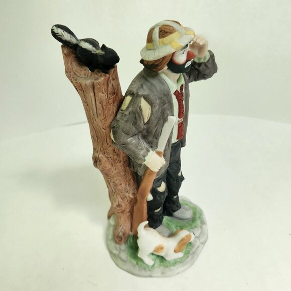 Emmett Kelly Jr Exclusively From Flambro Clown Hunter With Skunk 1990s - Picture 4 of 8